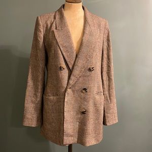 Zara Women Plaid Blazer